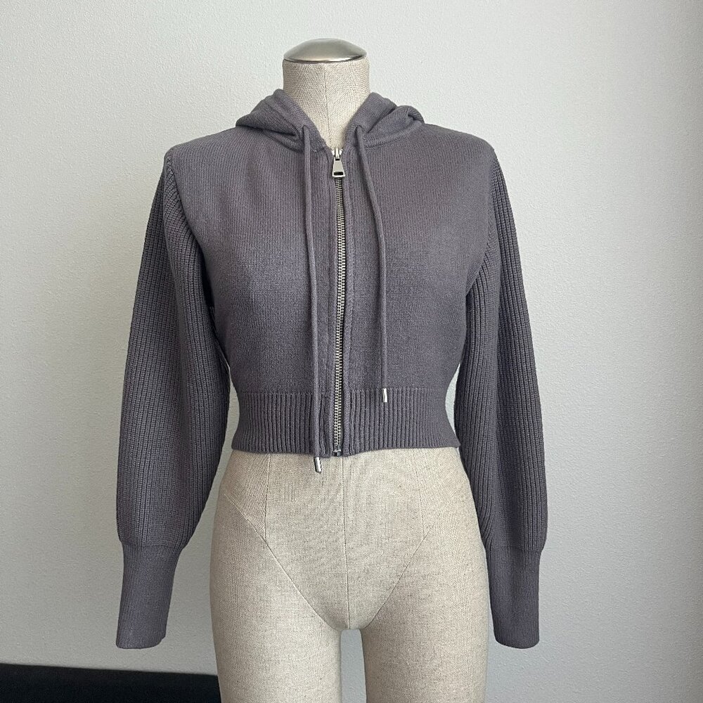 Zara Gray Hooded Sweater